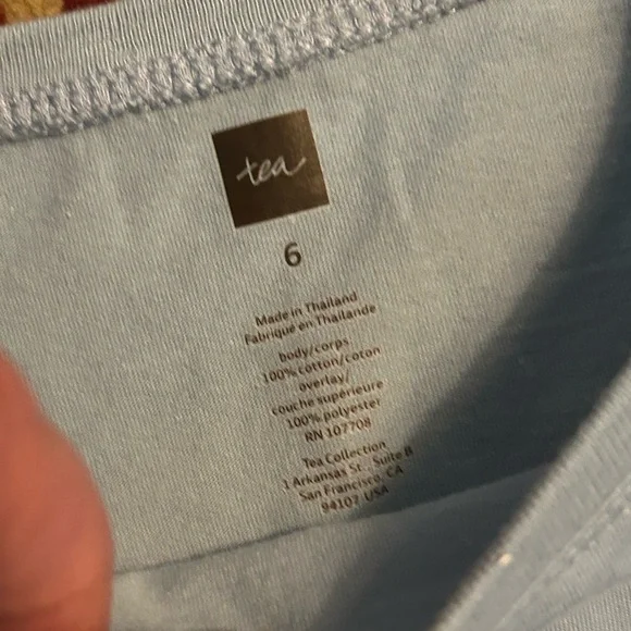 Tea Collection Dress with Tulle Skirt - Picture 3 of 5